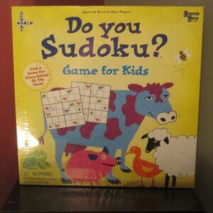 NIB/Do You Sudoku Game for Kids ~ BRAND NEW, SEALED! Animals!